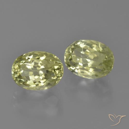 3.27 ct natürliche grünlich-gelb Sillimanit-Edelsteine, Oval, VVS-VS