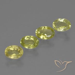 2.15 ct natürliche Mittelgelb Sillimanit-Edelsteine, Oval, VVS-VS