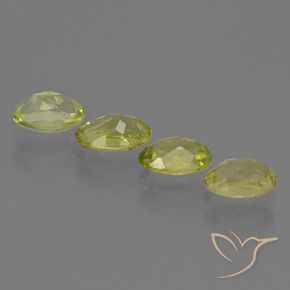 2.15 ct natürliche Mittelgelb Sillimanit-Edelsteine, Oval, VVS-VS