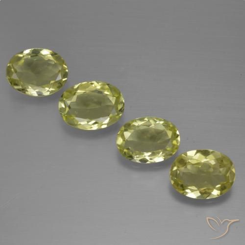 4.11ctw Natürlicher Mittelgelb Sillimanit, Oval, VS