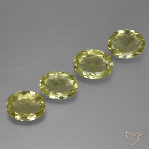 4.11 ct natürliche Mittelgelb Sillimanit-Edelsteine, Oval, VS