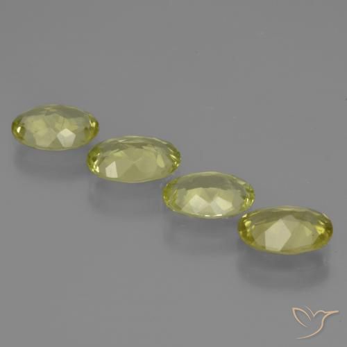 4.11 ct natürliche Mittelgelb Sillimanit-Edelsteine, Oval, VS