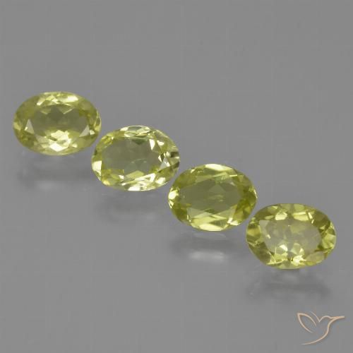 2.94ctw Natürlicher grün-gelb Sillimanit, Oval, VVS-VS