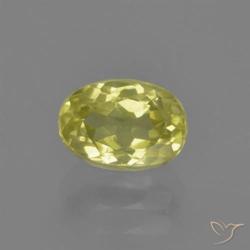 1.22ct Natürlicher Pineapple yellow Sillimanit, Oval, VS