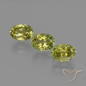3.23 ct natürliche Mittelgelb Sillimanit-Edelsteine, Oval, VVS-VS