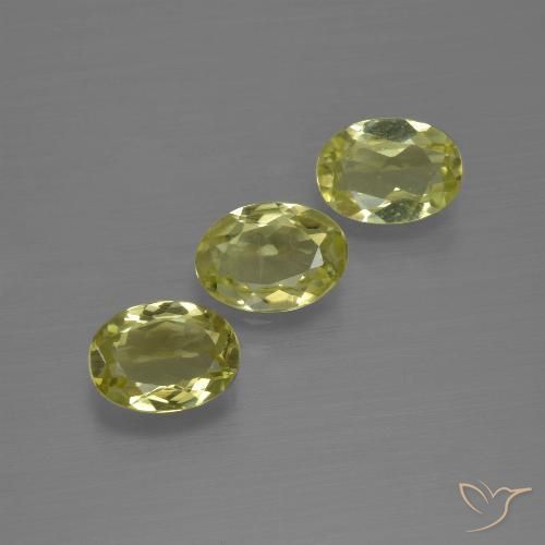1.98ctw Natürlicher grünlich-gelb Sillimanit, Oval, VS