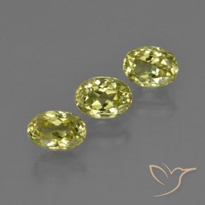 3.12 ct natürliche Mittelgelb Sillimanit-Edelsteine, Oval, VVS-VS