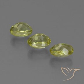 3.12 ct natürliche Mittelgelb Sillimanit-Edelsteine, Oval, VVS-VS