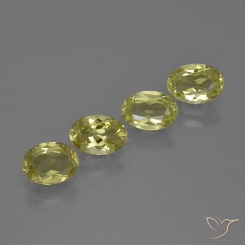 2.90ctw Natürlicher grünlich-gelb Sillimanit, Oval, VS