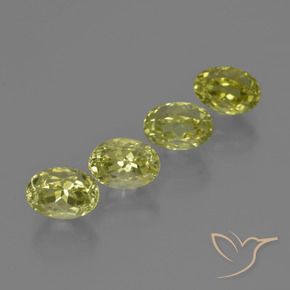 4.75 ct natürliche Mittelgelb Sillimanit-Edelsteine, Oval, VVS-VS