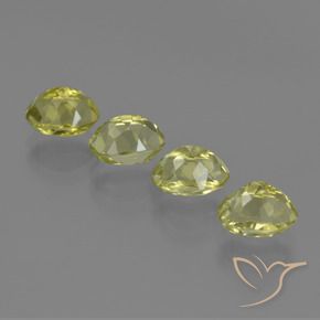 4.75 ct natürliche Mittelgelb Sillimanit-Edelsteine, Oval, VVS-VS