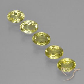 4.31 ct natürliche grünlich-gelb Sillimanit-Edelsteine, Oval, VVS-VS