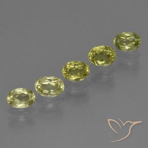 2.63 ct natürliche grünlich-gelb Sillimanit-Edelsteine, Oval, VVS-VS