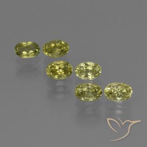 4.04 ct natürliche grünlich-gelb Sillimanit-Edelsteine, Oval, VVS-VS