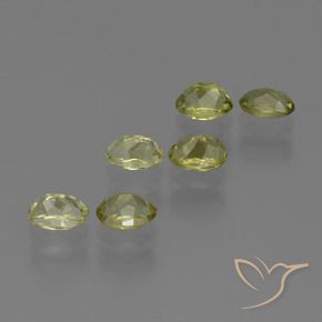 4.04 ct natürliche grünlich-gelb Sillimanit-Edelsteine, Oval, VVS-VS