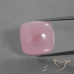 26.17ct Natürlicher Mittelrosa Rosa Smithsonit, Kissen, Transparent