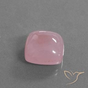 9,17 ctw natürlicher Mittelrosa Rosa Smithsonit, Kissen, Transparent