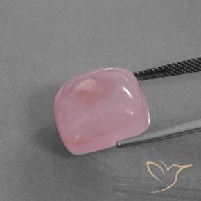 9,17 ctw natürlicher Mittelrosa Rosa Smithsonit, Kissen, Transparent