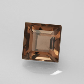 1,23 ctw natürlicher brauner Rauchquarz, Quadrat, VS