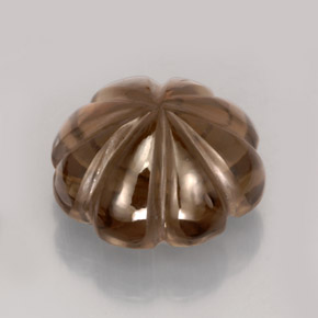 10,82 ctw natürlicher brauner Rauchquarz, Transparent, Transparent / Lichtdurchlässig