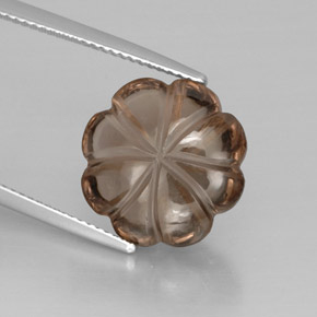 8,66 ctw natürlicher brauner Rauchquarz, Transparent, Transparent / Lichtdurchlässig
