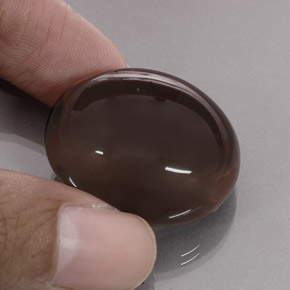 68,97 ctw natürlicher brauner Rauchquarz, Transparent, Transparent / Lichtdurchlässig