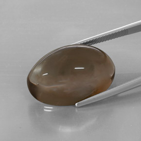 32,73 ctw natürlicher brauner Rauchquarz, Transparent, Transparent / Lichtdurchlässig