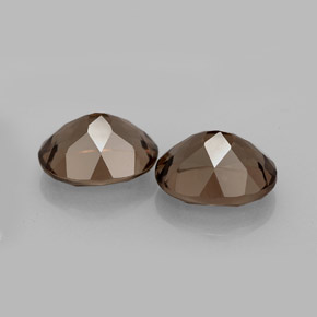  ct natürliche brauner Rauchquarz-Edelsteine, Oval Schliff, VVS-VS