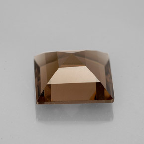3,70 ctw natürlicher brauner Rauchquarz, Quadrat, VS