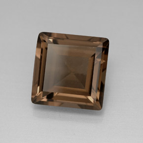4,05 ctw natürlicher brauner Rauchquarz, Quadrat, VS