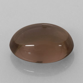 3,52 ctw natürlicher brauner Rauchquarz, Oval Schliff, Lichtdurchlässig