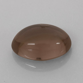 3,67 ctw natürlicher brauner Rauchquarz, Oval Schliff, Lichtdurchlässig