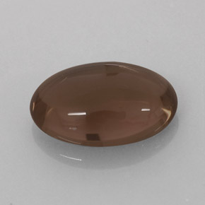 3,08 ctw natürlicher brauner Rauchquarz, Oval Schliff, Lichtdurchlässig