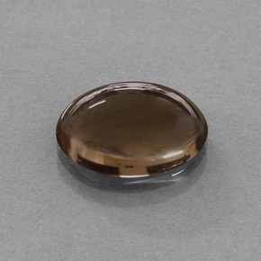 3,28 ctw natürlicher brauner Rauchquarz, Oval Schliff, Lichtdurchlässig