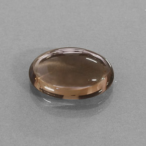 3,43 ctw natürlicher brauner Rauchquarz, Oval Schliff, Lichtdurchlässig