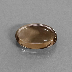3,17 ctw natürlicher brauner Rauchquarz, Oval Schliff, Lichtdurchlässig
