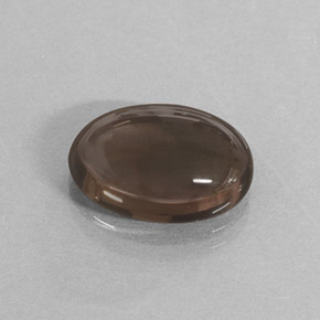 3,50 ctw natürlicher brauner Rauchquarz, Oval Schliff, Lichtdurchlässig