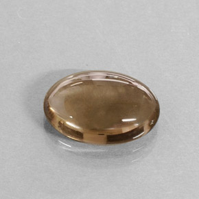 3,42 ctw natürlicher brauner Rauchquarz, Oval Schliff, Lichtdurchlässig