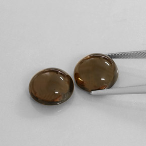  ct natürliche brauner Rauchquarz-Edelsteine, Transparent, Transparent / Lichtdurchlässig