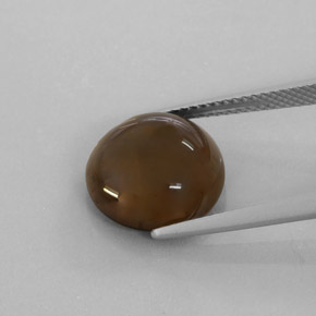 6,22 ctw natürlicher brauner Rauchquarz, Transparent, Transparent / Lichtdurchlässig