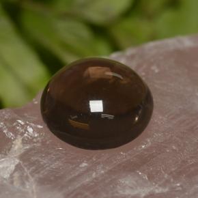 5,82 ctw natürlicher brauner Rauchquarz, Rundschliff, Transparent