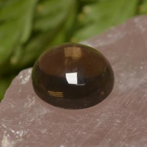 6,82 ctw natürlicher brauner Rauchquarz, Rundschliff, Transparent