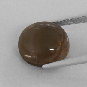 7,52 ctw natürlicher brauner Rauchquarz, Transparent, Transparent / Lichtdurchlässig