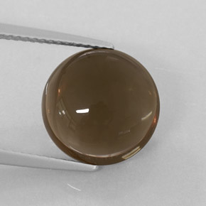 6,40 ctw natürlicher brauner Rauchquarz, Transparent, Transparent / Lichtdurchlässig