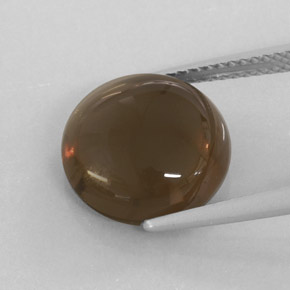 6,40 ctw natürlicher brauner Rauchquarz, Transparent, Transparent / Lichtdurchlässig