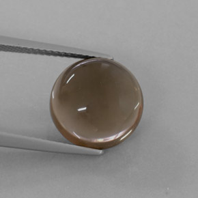 6,40 ctw natürlicher brauner Rauchquarz, Transparent, Transparent / Lichtdurchlässig
