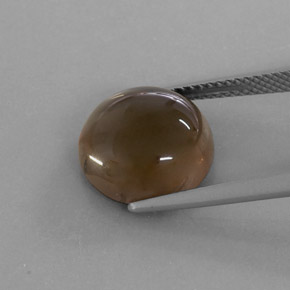 6,40 ctw natürlicher brauner Rauchquarz, Transparent, Transparent / Lichtdurchlässig