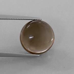 6,72 ctw natürlicher brauner Rauchquarz, Transparent, Transparent / Lichtdurchlässig