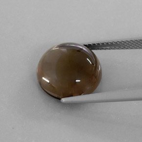 6,72 ctw natürlicher brauner Rauchquarz, Transparent, Transparent / Lichtdurchlässig