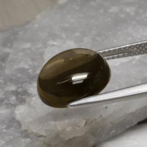 6,79 ctw natürlicher brauner Rauchquarz, Rundschliff, Transparent